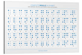 Magnettafel Braille-Alphabet