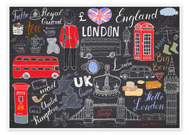 Plakat Londyn w pigułce