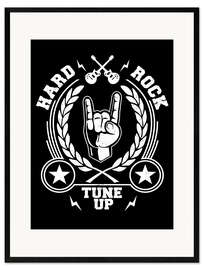 Framed art print Hard rock