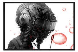 Gerahmter Kunstdruck Seife