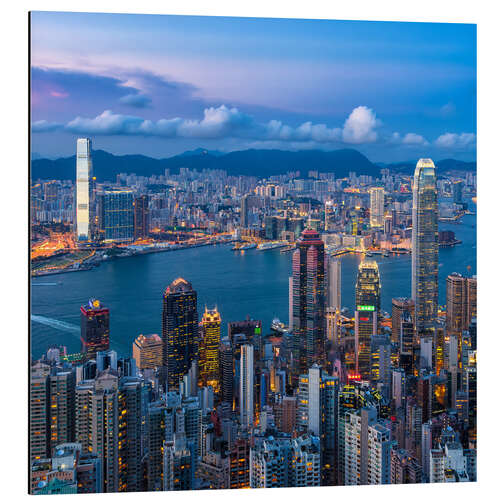 Tableau en aluminium HONG KONG 31