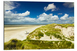 Alubild Norddorf Strandlandschaft auf Amrum