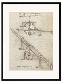 Gerahmter Kunstdruck Konvertieren von Drehbewegungen