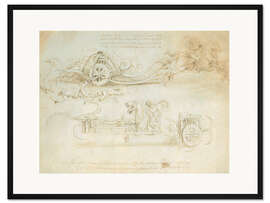 Gerahmter Kunstdruck Tötungsmaschine