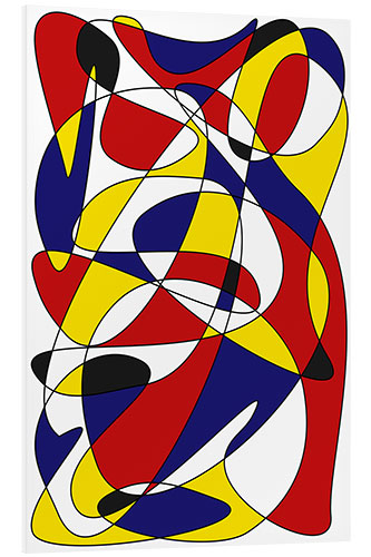 Foam board print Mondrian and Gauss