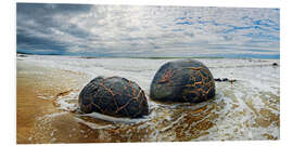 Tableau en PVC New Zealand Moeraki Boulders 2