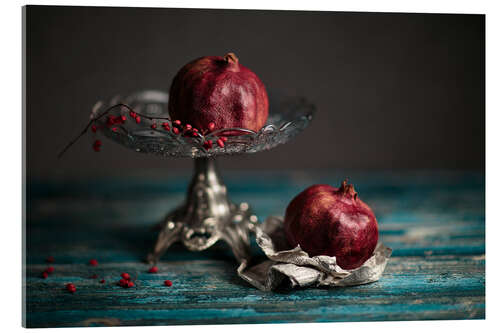 Akrylbillede Still Life with Pomegranate