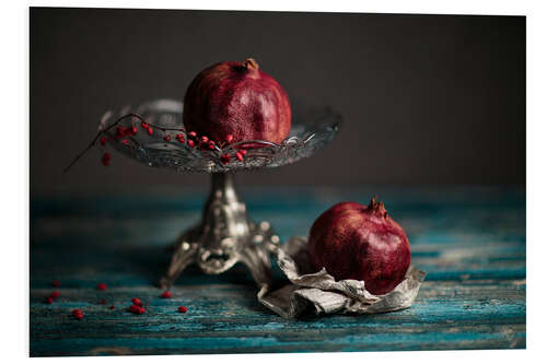 Foam board print Still Life with Pomegranate