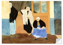 Naklejka na ścianę Madame Sérusier à l'ombrelle