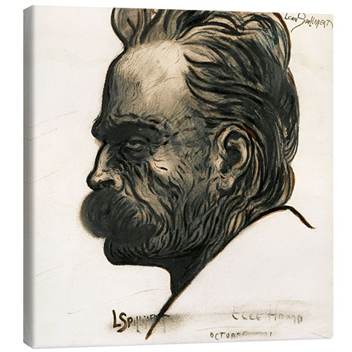 Lærredsbillede Frédéric Nietzsche