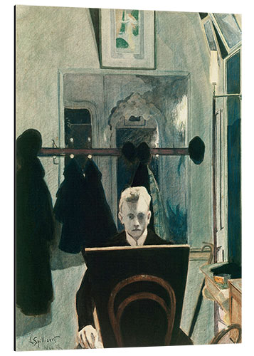 Aluminium print Self-Portrait, 1907