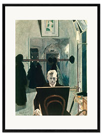 Impression artistique encadrée Autoportrait, 1907