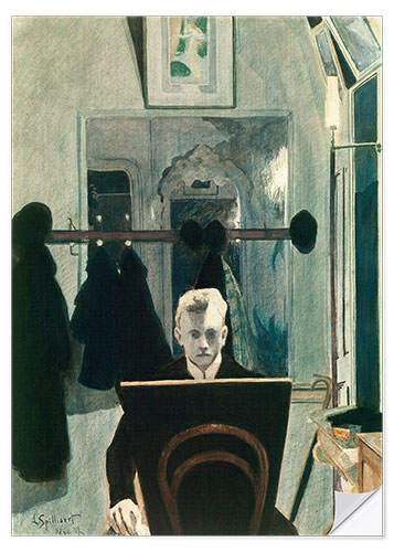 Sticker mural Autoportrait, 1907