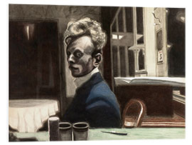 Print på skumplade Self-portrait, 3 November, 1908