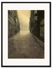 Gerahmter Kunstdruck Gericht Straße ostende