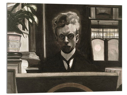 Gallery print Self-Portrait with Red Moon, 1908