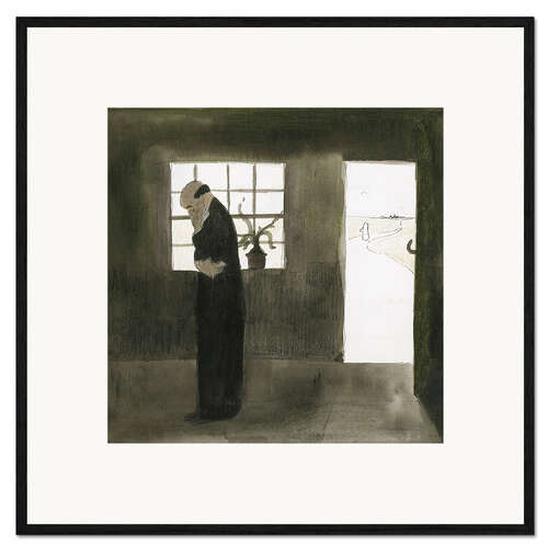 Framed art print The meditation