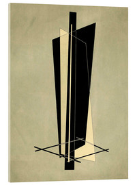 Acrylic print  Construction VI - László Moholy-Nagy