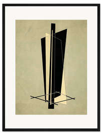 Gerahmter Kunstdruck Konstruktion VI