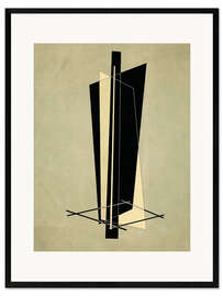 Gerahmter Kunstdruck Konstruktion VI
