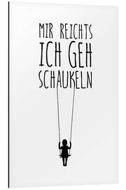 Magnettafel Schaukeln