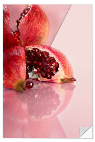 Wandsticker Mirror Pomegranate I