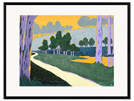 Impression artistique encadrée Paysage
