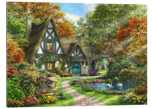 Gallery print the autumn cottage