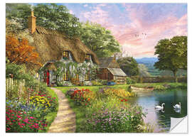 Wall sticker Sunset Country Cottage