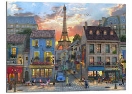 Magnettafel Straßen von Paris