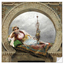 Wall sticker A reclining odalisque