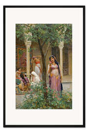 Gerahmter Kunstdruck Die türkische Rose