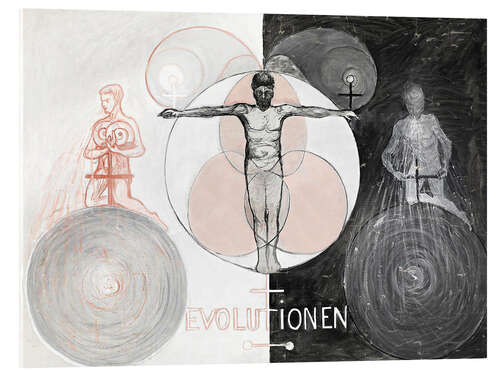 Acrylglasbild Evolution, Nr. 1