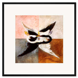 Gerahmter Kunstdruck Der Schwan