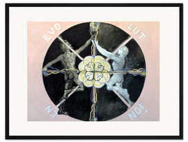 Gerahmter Kunstdruck Evolution, Nr. 3