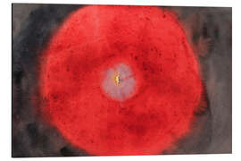 Magnettafel Beim Betrachten von Blumen und Bäumen, die Birke