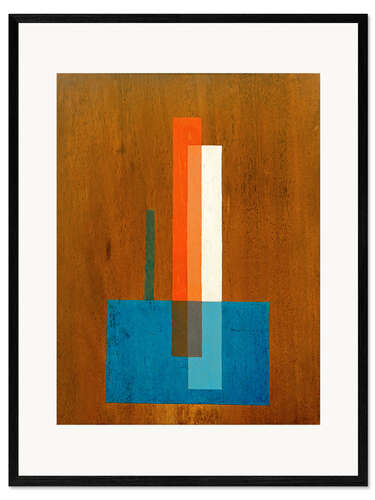 Gerahmter Kunstdruck Ohne Titel II