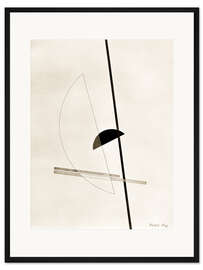 Gerahmter Kunstdruck Konstruktion 6