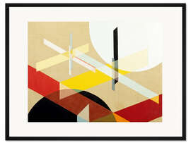 Gerahmter Kunstdruck Komposition Z VIII