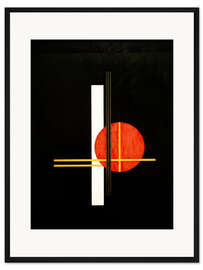 Gerahmter Kunstdruck Komposition Q XX