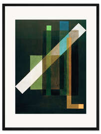 Gerahmter Kunstdruck Konstruktion, 1924