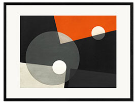 Ingelijste kunstdruk Composition On 7