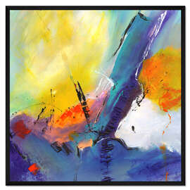 Gerahmter Kunstdruck Abstrakte Reise