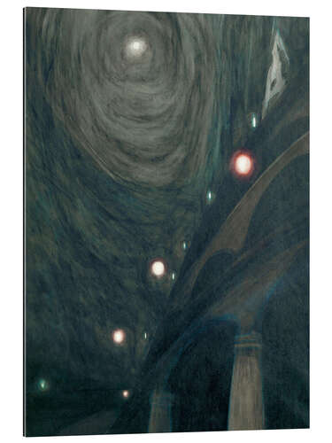 Gallery print Moonlight and lights