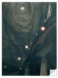 Wall sticker Moonlight and lights