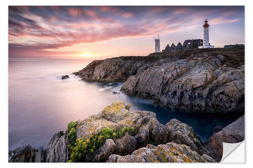 Vinilo para la pared Lighthouse of St. Mathieu (France / Brittany)