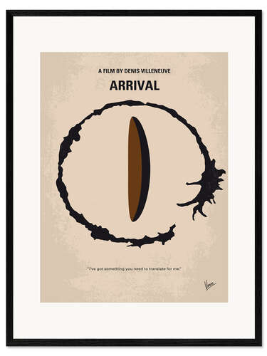 Ingelijste kunstdruk Arrival
