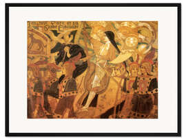 Gerahmter Kunstdruck Jeanne d'Arc