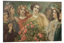 Magnettafel Hymne an die Rose (Detail)