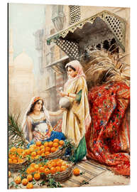 Magnettafel Die Orangenverkäuferin